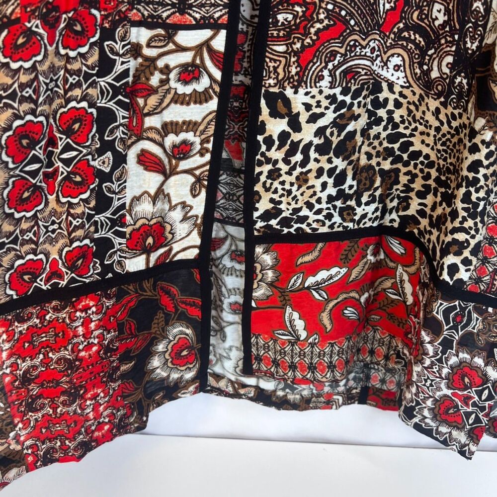 Multiples Maximalist Bold Abstract Vneck One Butt… - image 5